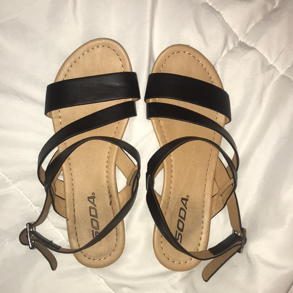 Black Soda sandals